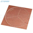 Прозрачная центрирующая линейка для столярных работ, центрирующая линейка для поворота автомобиля, круглая деревянная линейка, найти центр, компас, Деревообрабатывающие инструменты