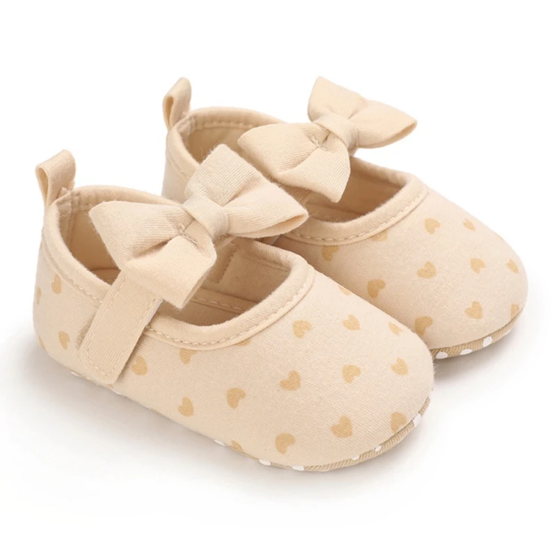 

Туфли для девочек, с мягкой подошвой, с бантом