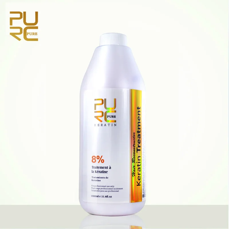 

Brazilian Keratin Hair Treatment Formalin 8% 1000ml Hot Sale pure Keratin Straightening for Hair