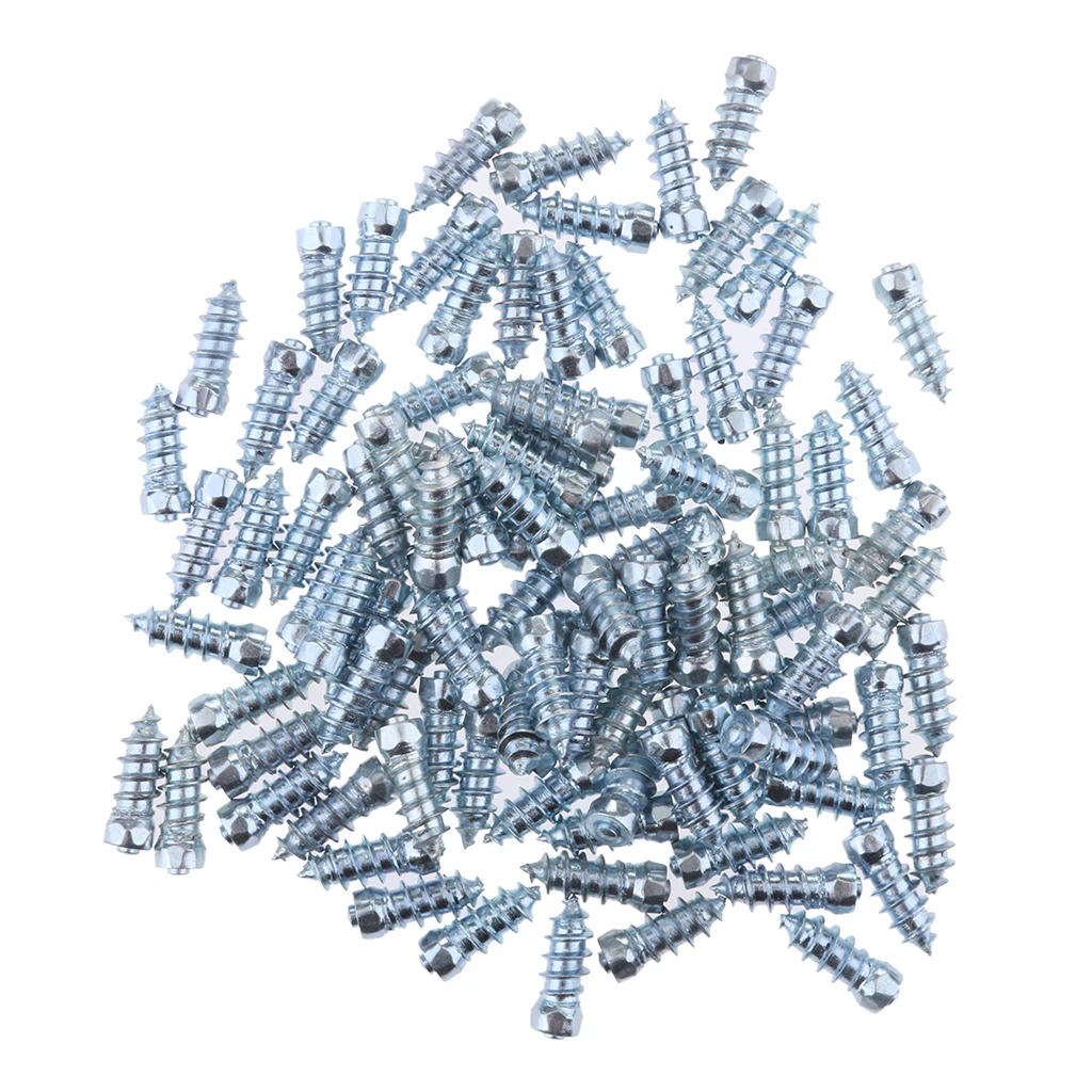 

100x /Set Winter Car SUV Anti Slip Screw Stud Wheel Tire Snow Spike H18 18mm