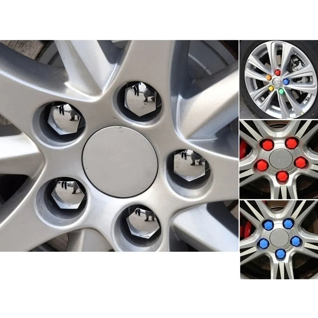 21 шт./компл. гайки колеса автомобиля пыли Кепки автомобильный шинный наконечник