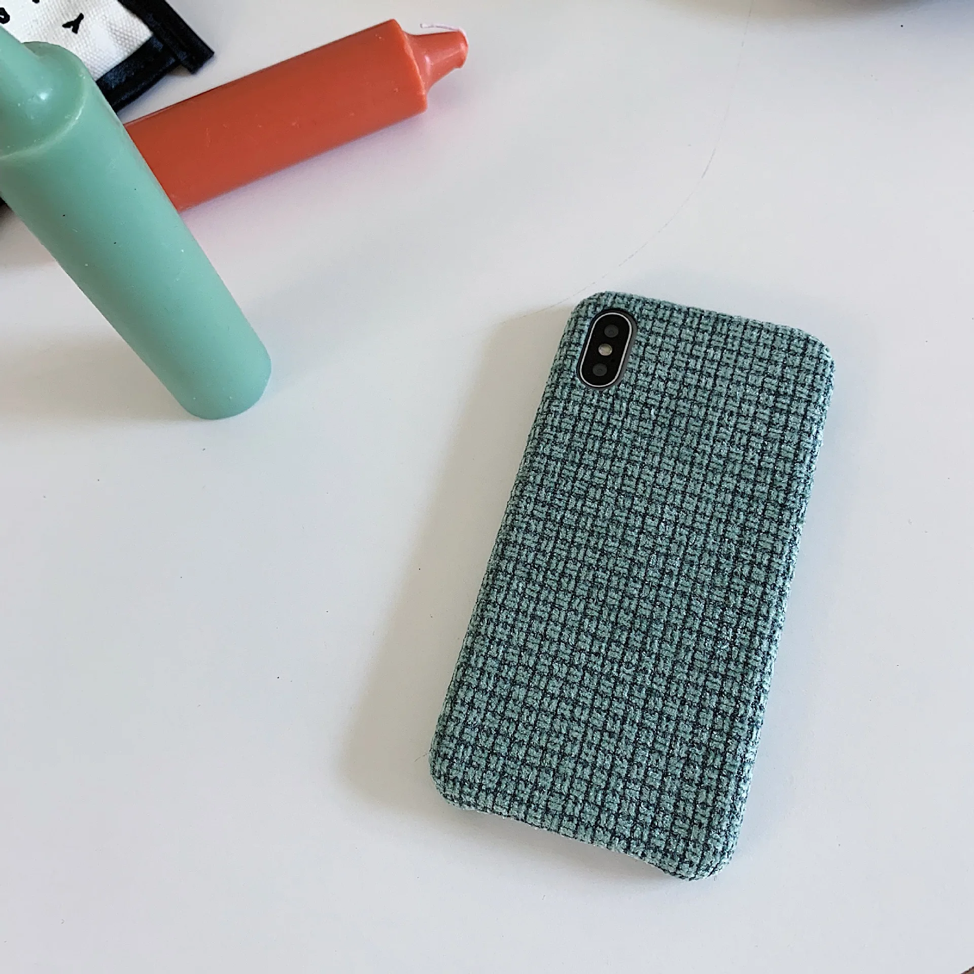 Ретро Модный зимний плюшевый diy ткацкий чехол для телефона силиконовый iPhone 7 8 6 6s