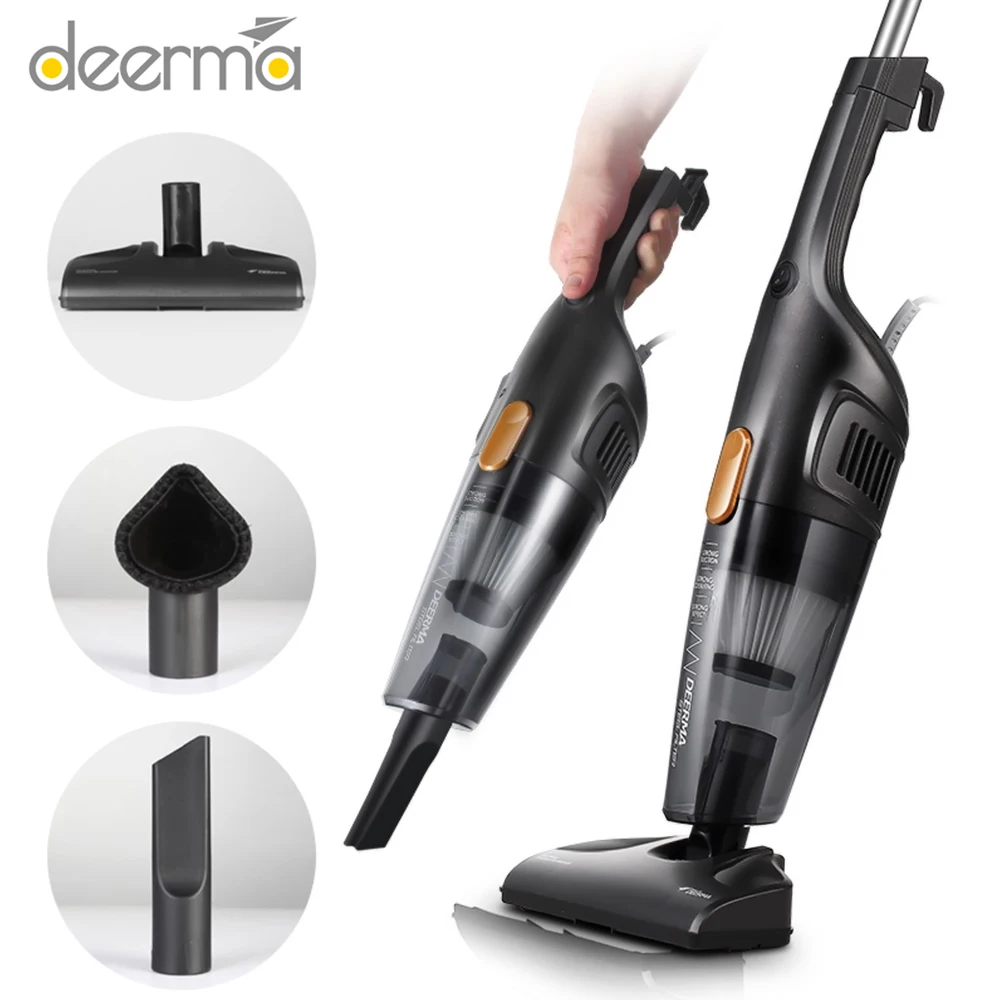 

Deerma Handheld Vacuum Cleaner Portable Household Standing Floor Cleaning Tools Low Noise Dust Collector Strong Suction 220V