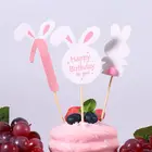 Украшение для торта в виде кролика, 24 шт.