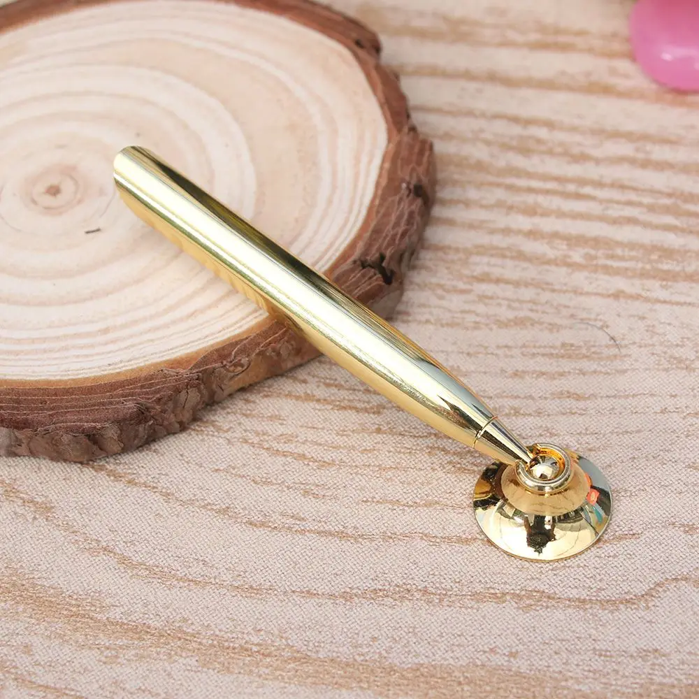 Настольный серебристый держатель для карандашей и ручек Шариковая Поворотная