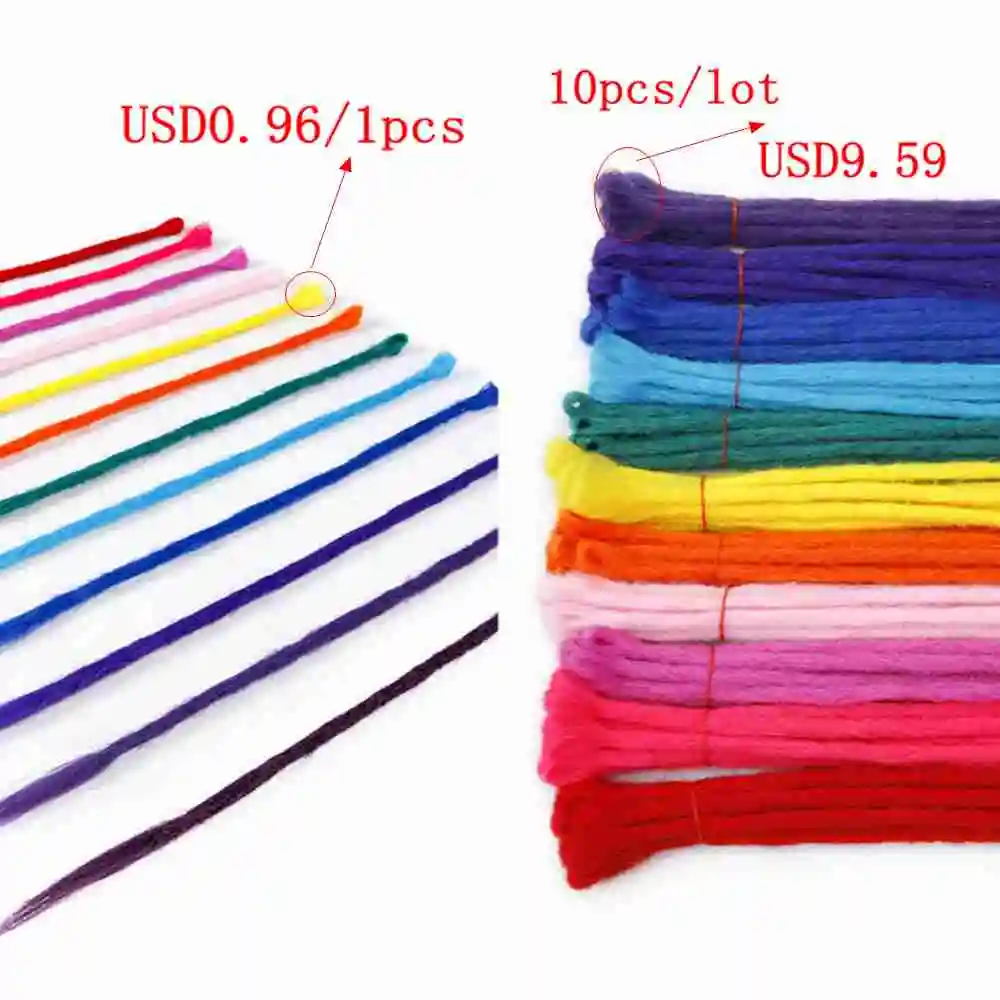 FAVE синтетические мягкие Накладные крючком дреды ручной работы для женщин и