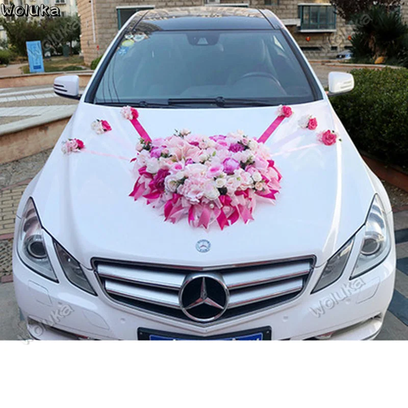 Украшение автомобиля в форме сердца пластина свадебное оформление набор узел