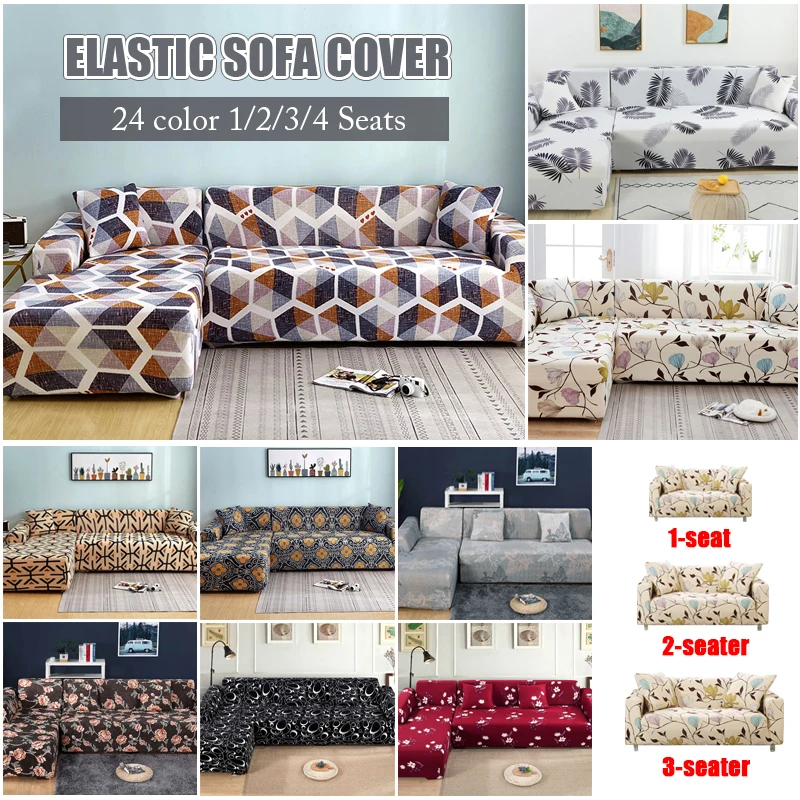 L Shaped Needs Order 2pieces Sofa Cover Slipcovers Elasticity Towel Armchair for Corner Protect Furniture | Дом и сад