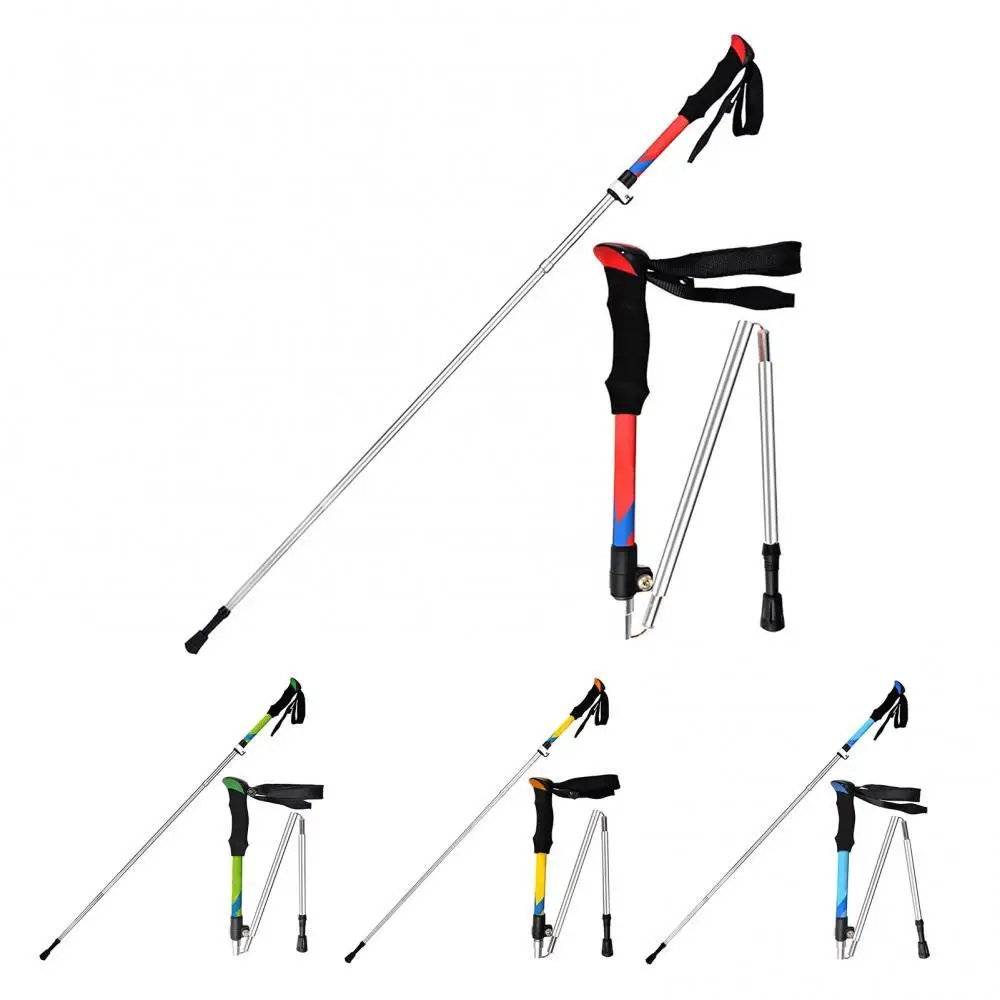 

Lightweight 5 Sections Aluminum Alloy Folding Hiking Trekking Pole Walking Stick
