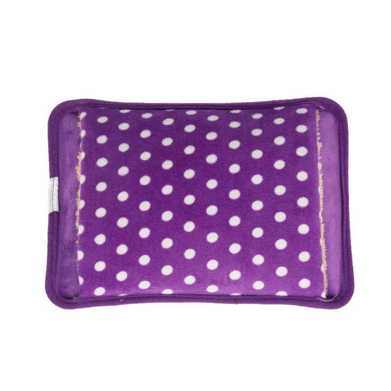 purple 26X19cm Dozzlor 1 шт. толстые горячие портативные бутылки для воды, резиновые зимние теплые бутылки для воды, грелка для рук, для девочек, карман для рук, для ног, сумка для горячей воды - Цвет: purple 26X19cm