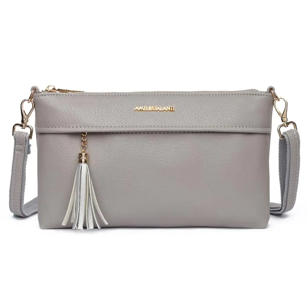 

Маленькая сумка через плечо, женская кожаная сумка с кисточкой