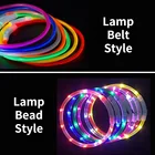 Светящийся ошейник из оптического волокна с подзарядкой от USB