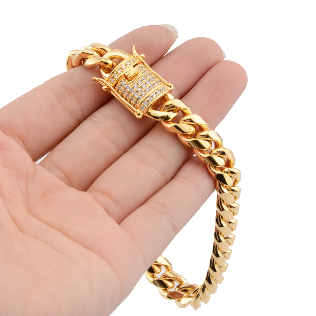 Браслеты цепочки из нержавеющей стали 10 мм|Браслеты-манжеты| |