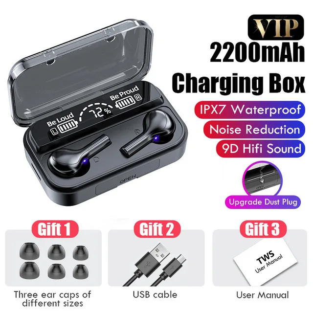 F9 278 Bluetooth наушники Led Мощность Цифровой Дисплей гарнитура с функцией вызова