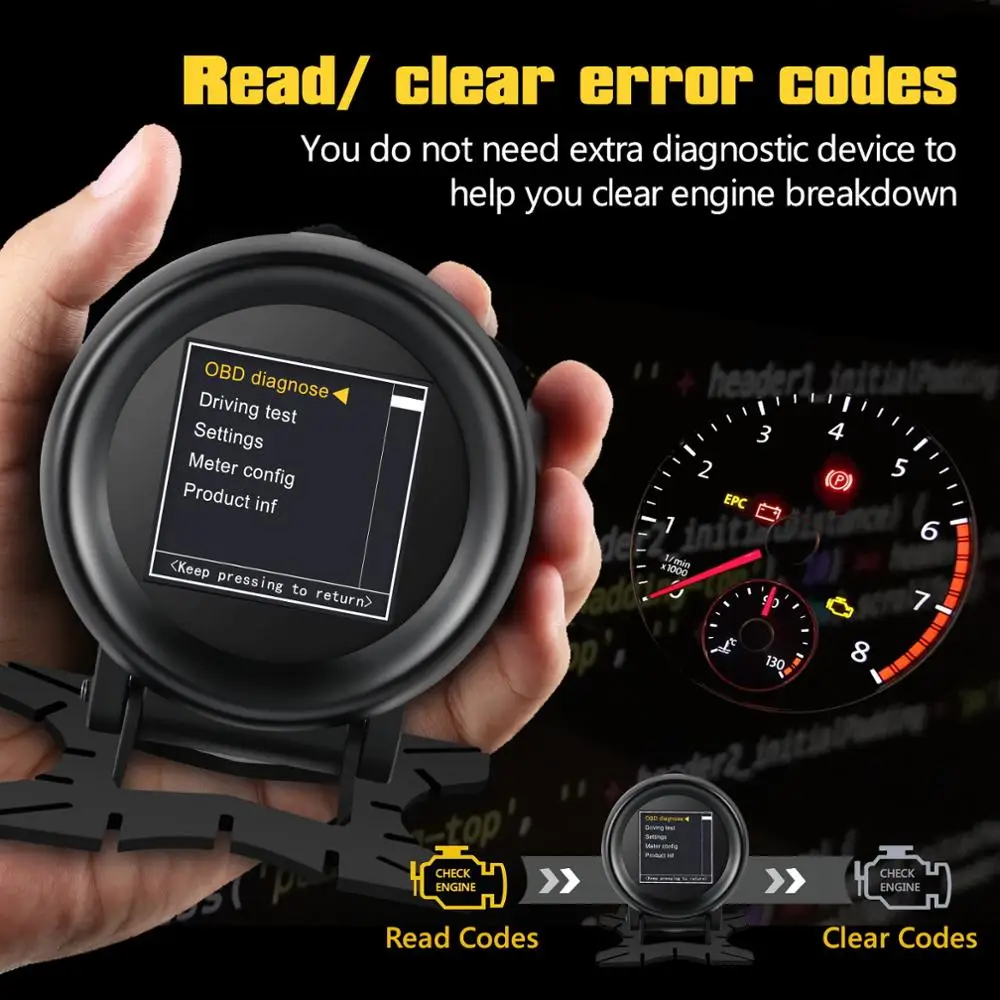 Автомобильный компьютер AUTOOL X60 X50 Pro автомобильный HUD Дисплей OBD2 детектор ошибок