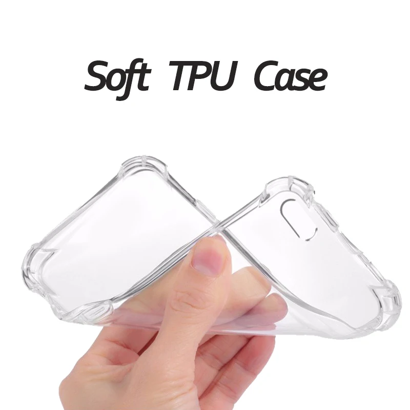 2019 Glass + Case Honor 7A Airbag TPU Cover Clear Silicone Shell For huawei y5 2018 Shockproof Protection honor 7a |