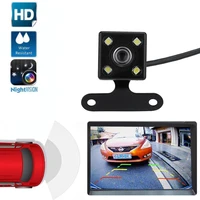 waterproof car rear view camera parking assistance cam backup monitor reverse camera lens for recorder dvr with 4pin 2 5mm jack
