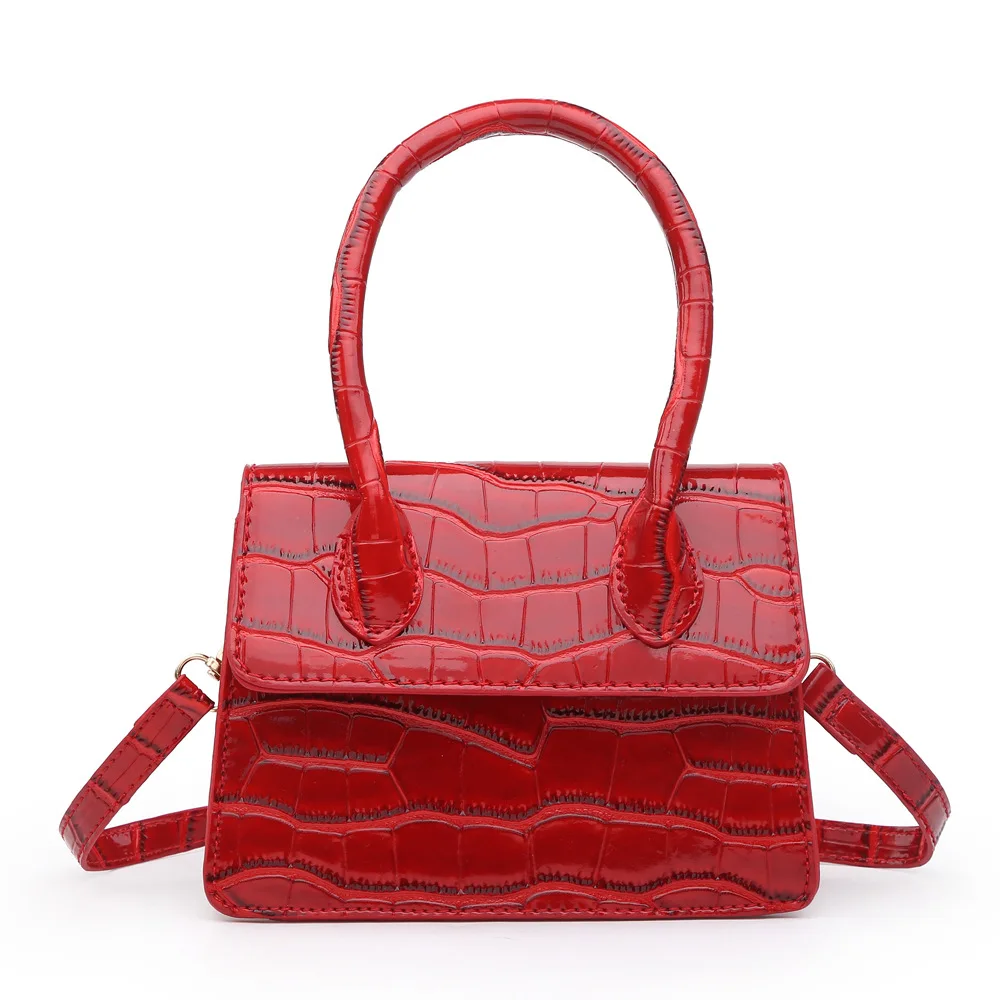 

Fashion NEW Crocodile Pattern Mini Bags for Women 2021 Multicolor Shoulder Bags Crossbody Bags Top Handle Bags Handbags Purses