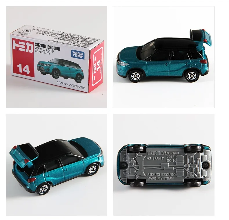 TAKARA TOMY Tomica 1: 60 Suzuki SWIFT ESCUDO SUV Post Van ALTO каждая Полицейская машина литая под давлением модель автомобиля Игрушечная машина игрушки для мальчиков