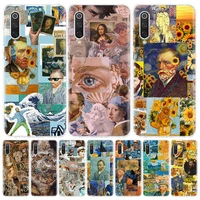 graffiti oil painting art van gogh silicon call phone case for xiaomi redmi note 10 pro 11 9 10s 8 9s 11s 11t 8t 7 9a 9c 9t 7a