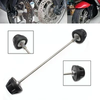 fork slider kit front axle wheel protector crash sliders cap pad for bmw r 1200gs lc adventure 2013 2014 2016 motorcycle black