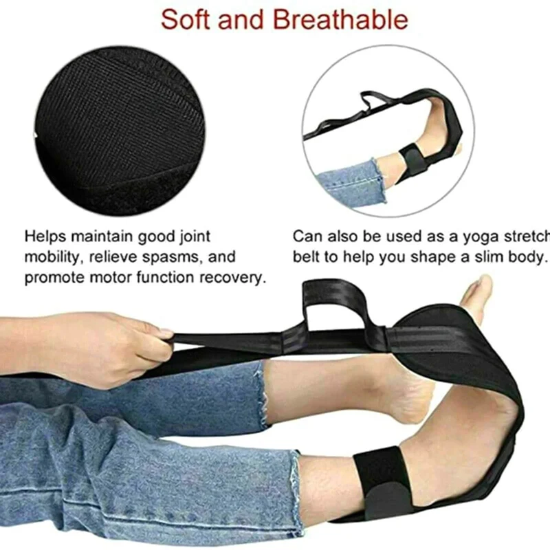 

Yoga Ligament Stretching Belt Foot Drop Strap Leg Training Foot Ankle Correction Bandage Foot Rehabilitation Strap