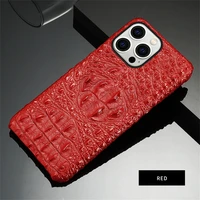 crocodile back pattern phone case for iphone13 pro promax mini case leather protective cover all in one flip cover dustproof