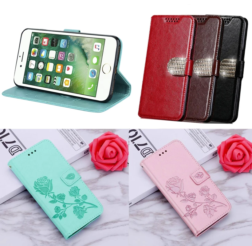 Чехол для Redmi Go кожаные Силиконовые чехлы-бумажники чехол телефона откидные