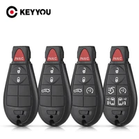 keyyou 34567 btn keyless entry smart remote key case entry fob key shell cover for chrysler town country dodge grand caravan
