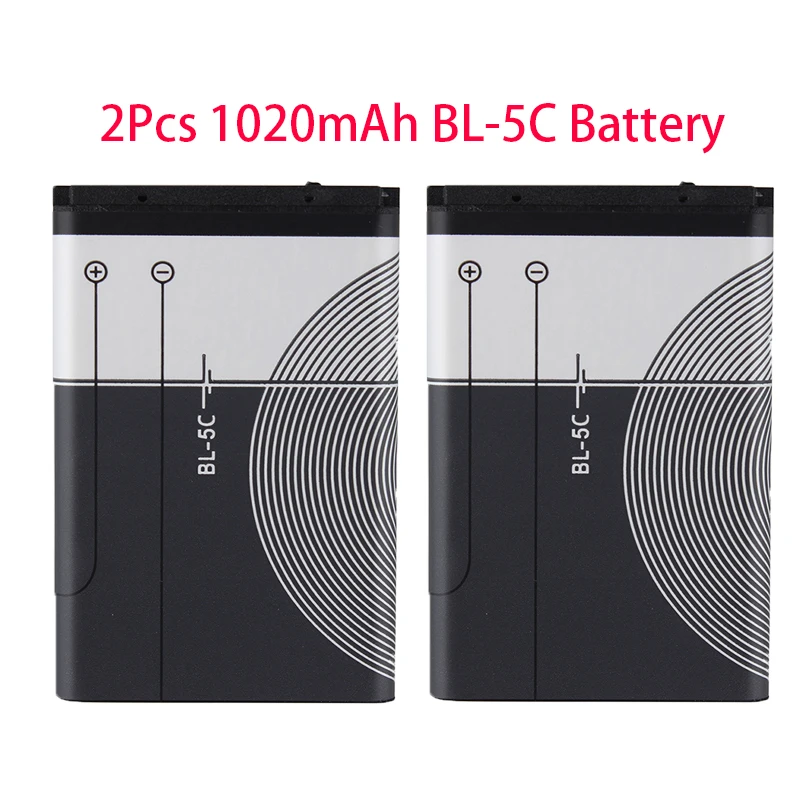 Аккумулятор для телефона Nokia 1020 1112 1208 1600 1100 1101 2610 2600 2300 n70 n71 n72 n91 e60 BL 5C 2