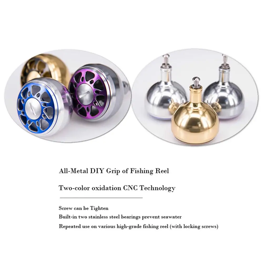 HiMISS All Metal Holding Pill Fishing Reel Handle CNC Craft S/D/A Brand Converted 38MM metal pill | Спорт и развлечения
