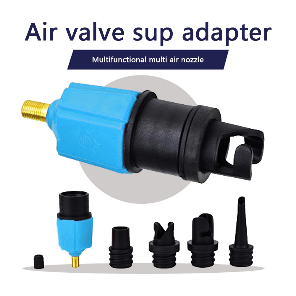 

Paddle Board Canoe Air Valve Adapter Kayak Part Pump Converter Rowing Boat Durable Safety Watering Elements Boat Accessories