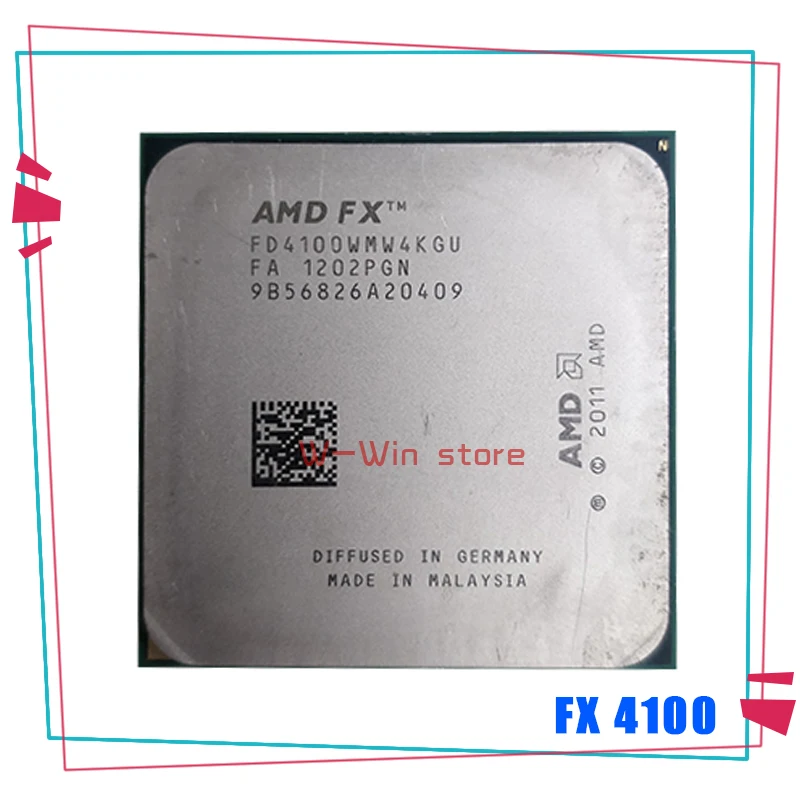 AMD FX Series 4100 FX4100 3 6 ГГц Quad Core Процессор процессор FD4100WMW4KGU гнездо AM3 +|Процессоры| |