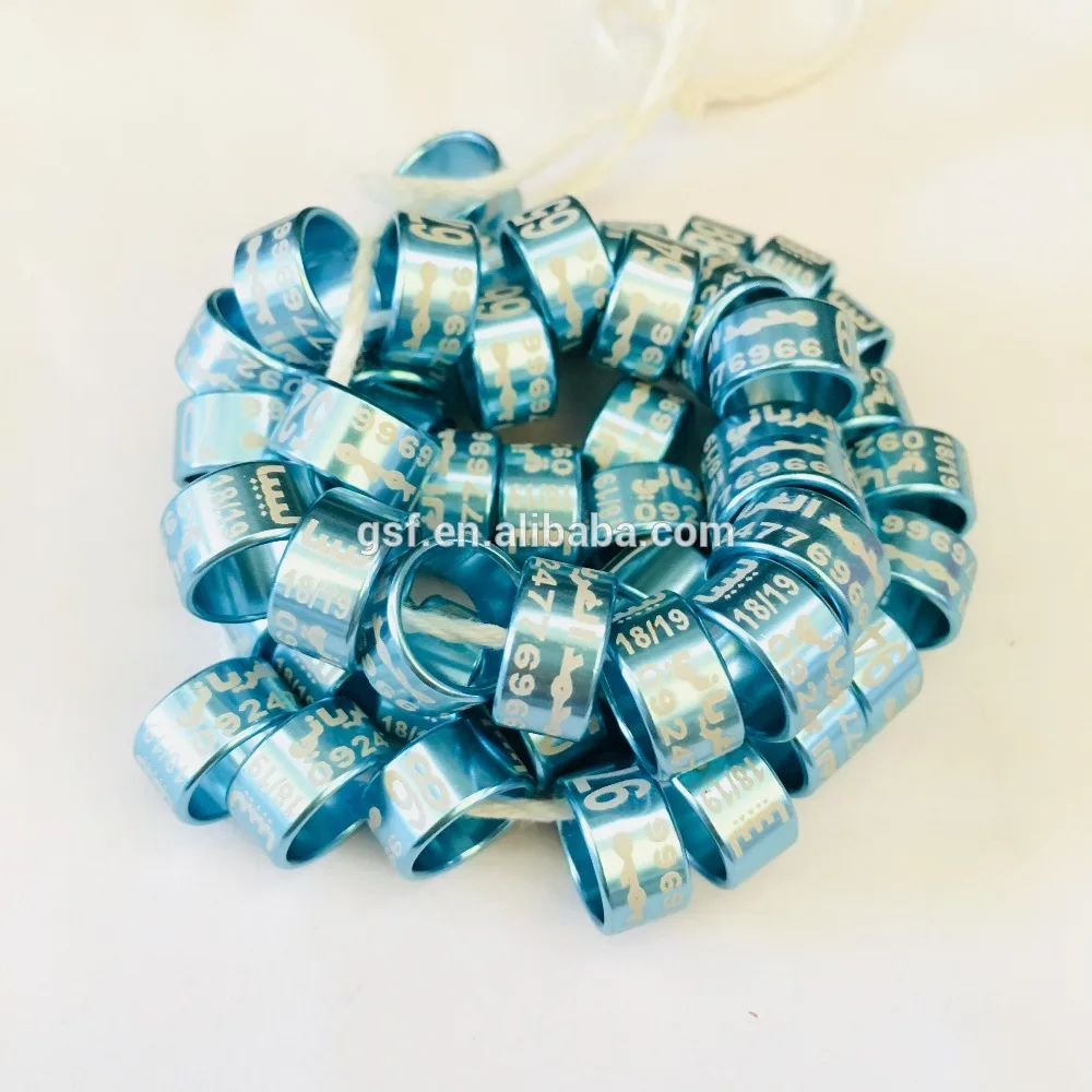 100 шт. последние высококачественные алюминиевые кольца на лапку голубя 2-16 мм | Дом