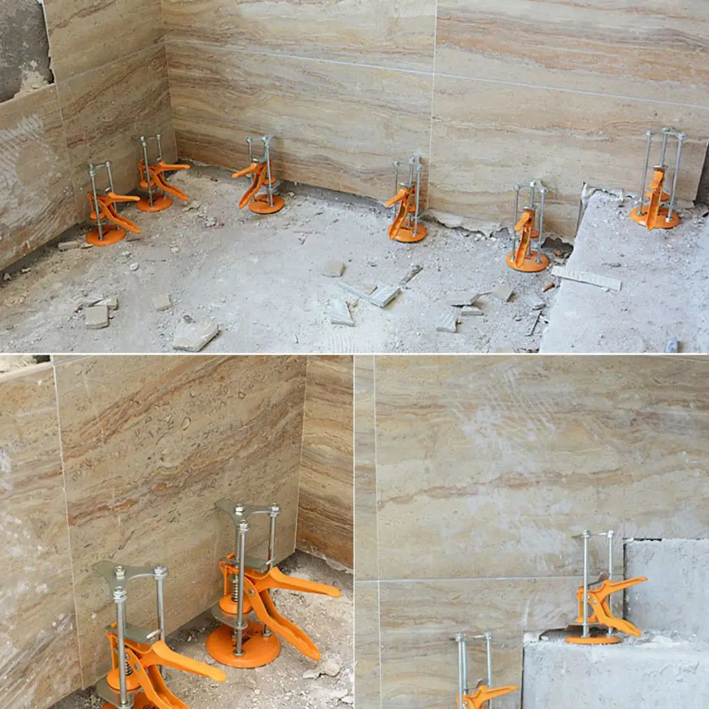 

Tile Height Adjuster Tile Locator Brick Precise Regulator Locator Wall Leveling Tiling Adjustment Elevating Construction Tool