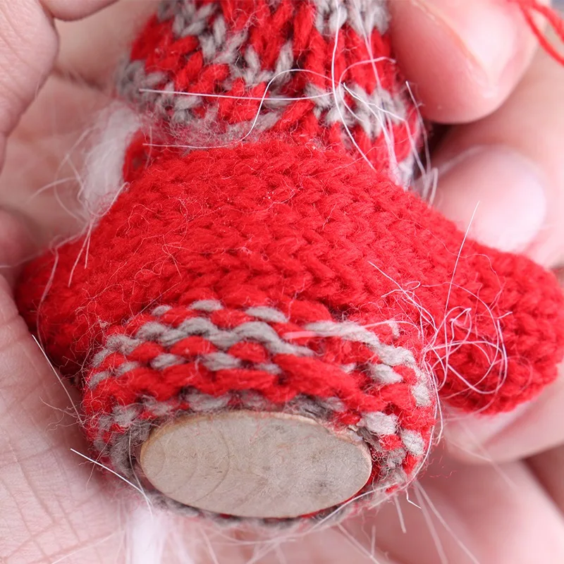 2 шт. рождественские вязаные куклы Рождественские Подвески декоративные елки