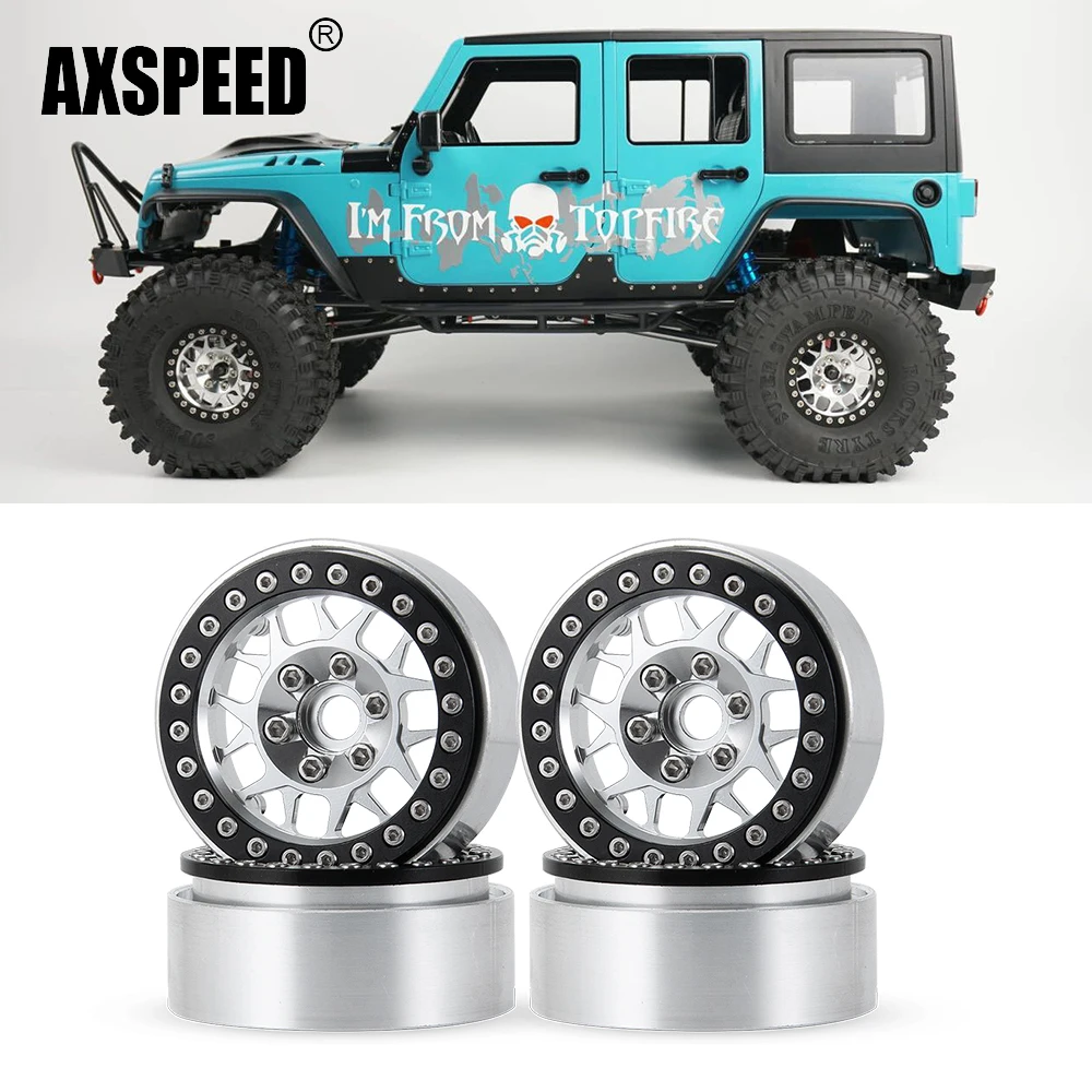 

Колесные диски AXSPEED 1,9 дюйма для Axial SCX10 Traxxas TRX4 TRX-4 D90 CC01 TF2 1/10, Аксессуары для автомобилей на гусеничном ходу