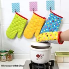 1 шт. перчатка для микроволновой печи перчатка для выпечки барбекю перчатки для выпечки Нескользящие изоляционные кухонные хлопковые перчатки варежки аксессуары