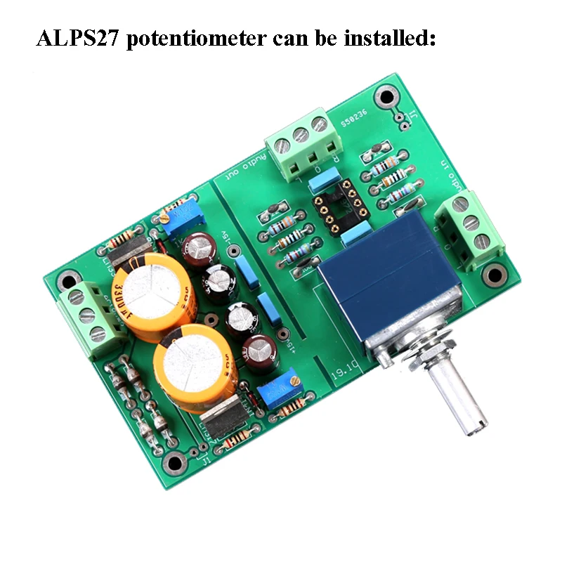 Lusya NE5532 Pre-Amplifier audio tone Board With ALPS 16 volume adjustment T1381 | Электроника