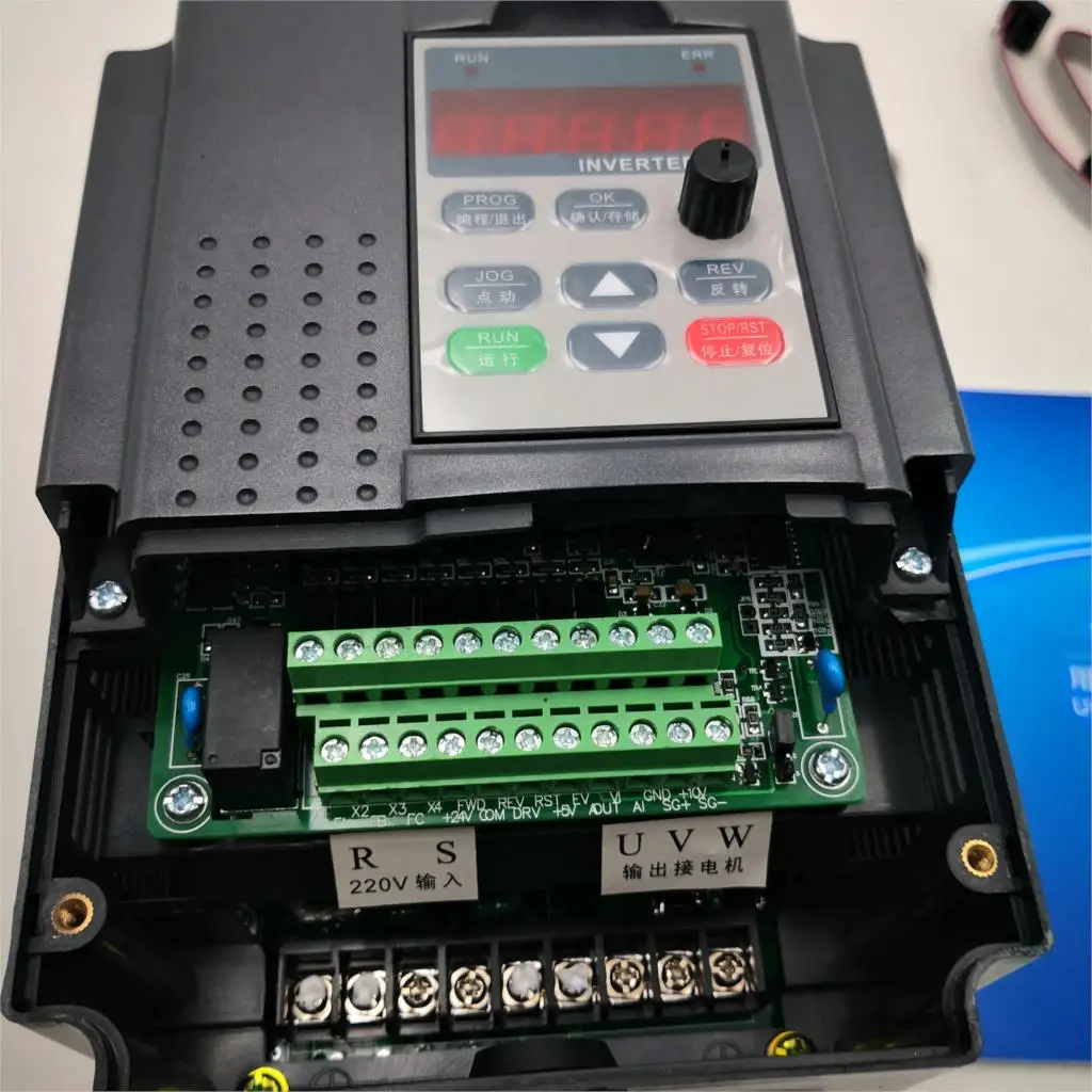 Преобразователь частоты ZW-K325 VFD 1.5KW/2.2KW/4KW однофазный 220v вход и трехфазный мощность двигателя регулятор скорости