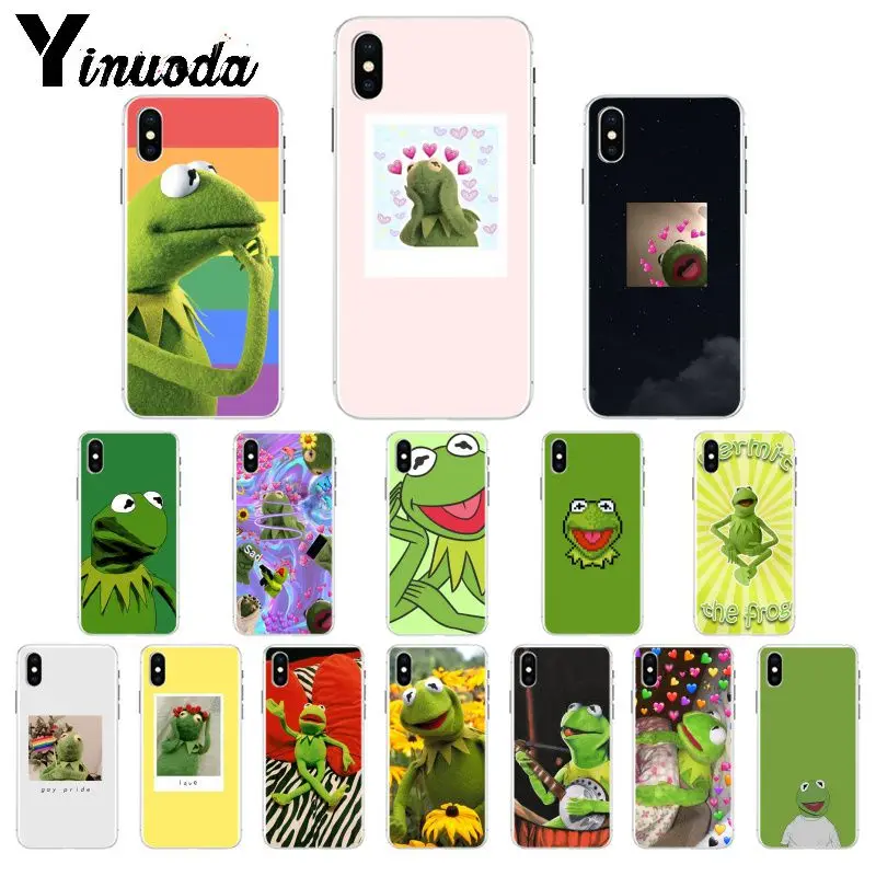 Мягкий чехол для телефона Yinuoda kermit the frog meme TPU iPhone 8 7 6 6S Plus 5 5S SE XR X XS MAX|Бамперы| |