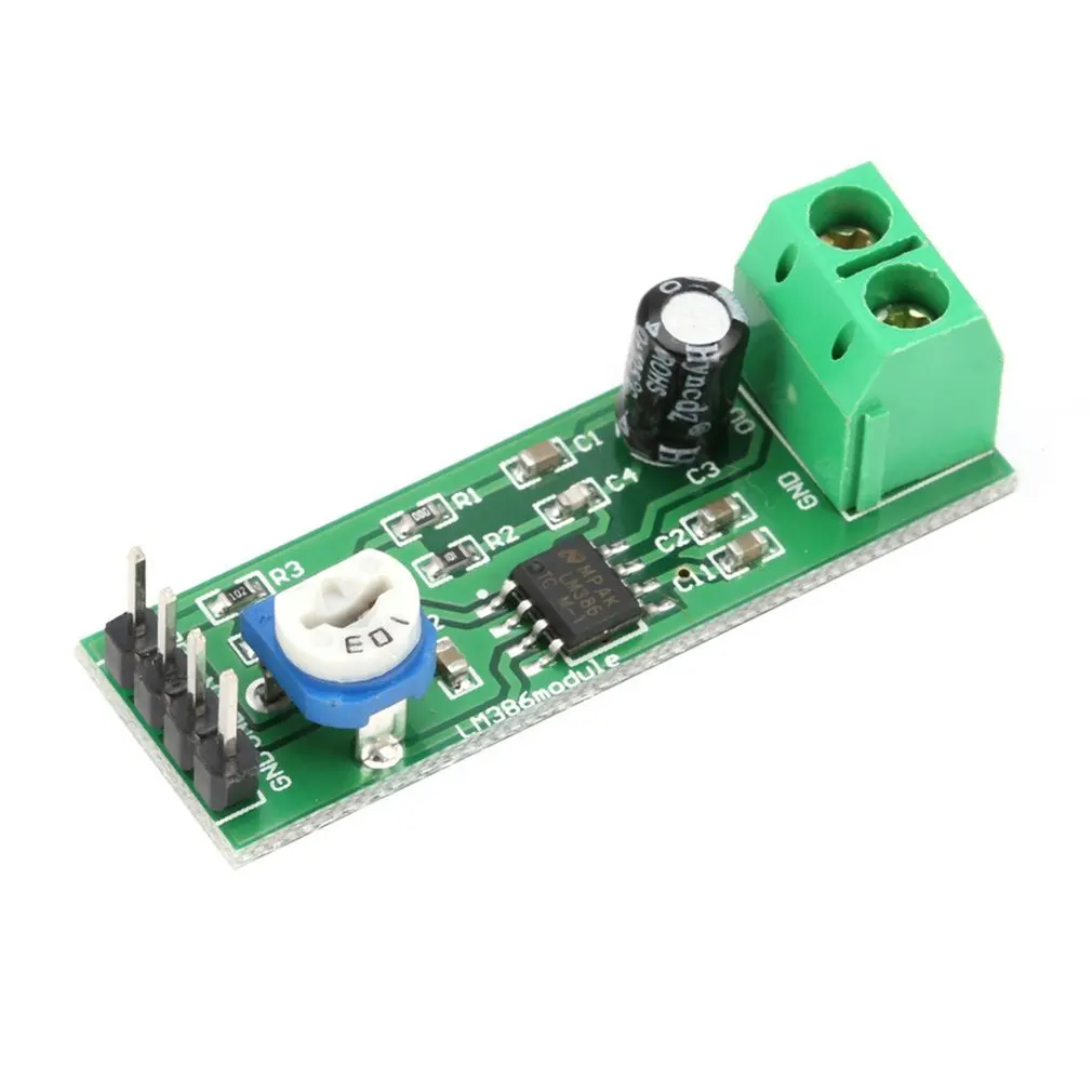 LM386 супер мини 200X усилитель мощности плата модуль моно канальный электронный DIY
