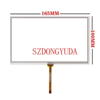 new touchpad 7 inch 4 line 165100 resistive touch screen panel digitizer 165mm 100mm