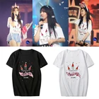 Корейская мода в стиле K-POP, два раза, Исландия, открытие альбома, концерт, хлопковая футболка, K-POP футболки, уличная одежда, футболки Drops