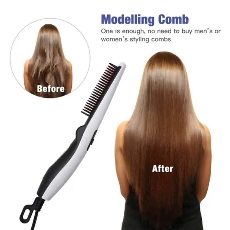 Многофункциональная электрическая расческа для укладки волос мужчин и женщин