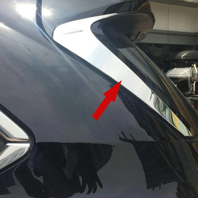Хромированный задний спойлер для Toyota Highlander 2015 2019 коническая крышка