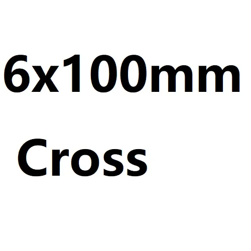 6x100mm Cross 1 шт., набор отверток с изоляцией 1000 В, крестовая шлицевая CR-V, противоскользящая отвертка, инструменты для ремонта дома, Набор отверток для самостоятельной сборки - Цвет: 6x100mm Cross