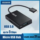USB 3,0 OTG адаптер для ASUS 2-портовый конвертер Кабель 5 Гбитс для ASUS Transformer Book T300 Chi