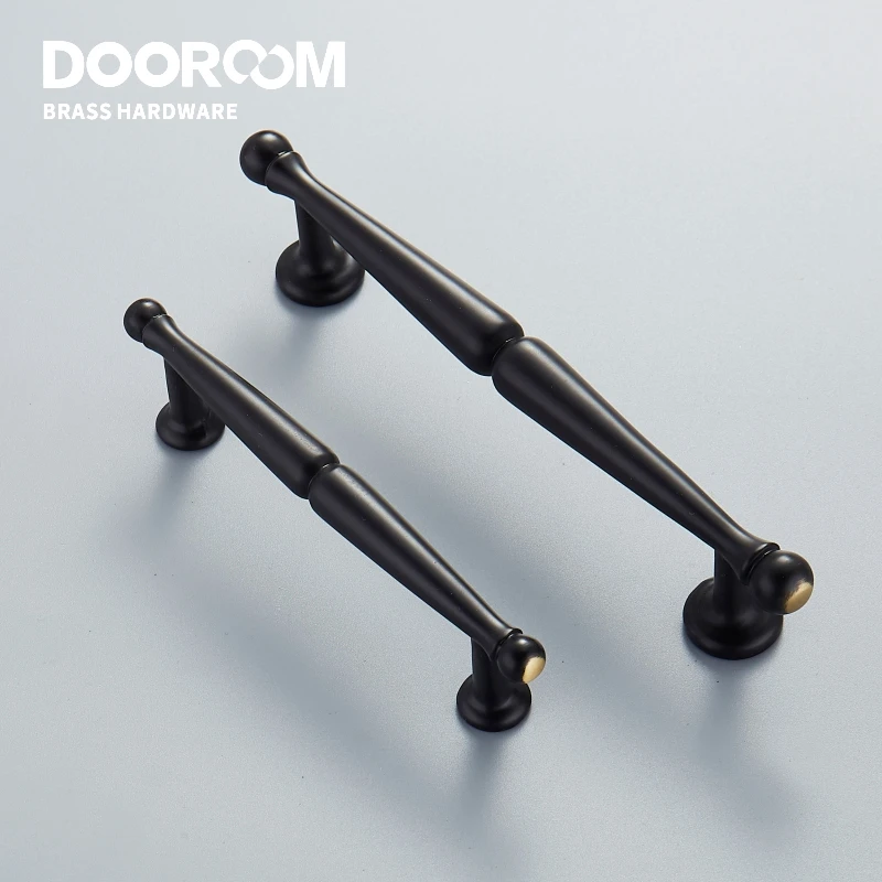 Ручка для кухонного шкафа латунная ручка черного бронзового золотого цвета
