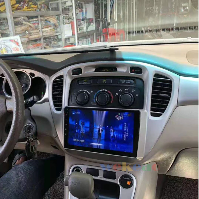 

Wekeao 9'' 1 Din Android 9.0 Car Dvd Multimedia Player For Toyota Highlander Car Radio GPS Navigation 2000-2007 WIFI Bluetooth
